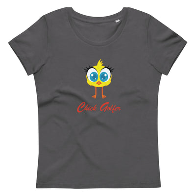 Chick Golfer in our Women's fitted eco tee