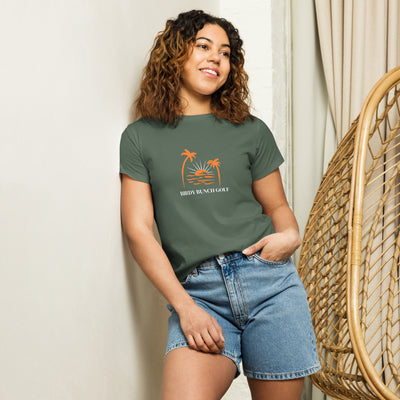 Palms and Sun Women’s high-waisted t-shirt